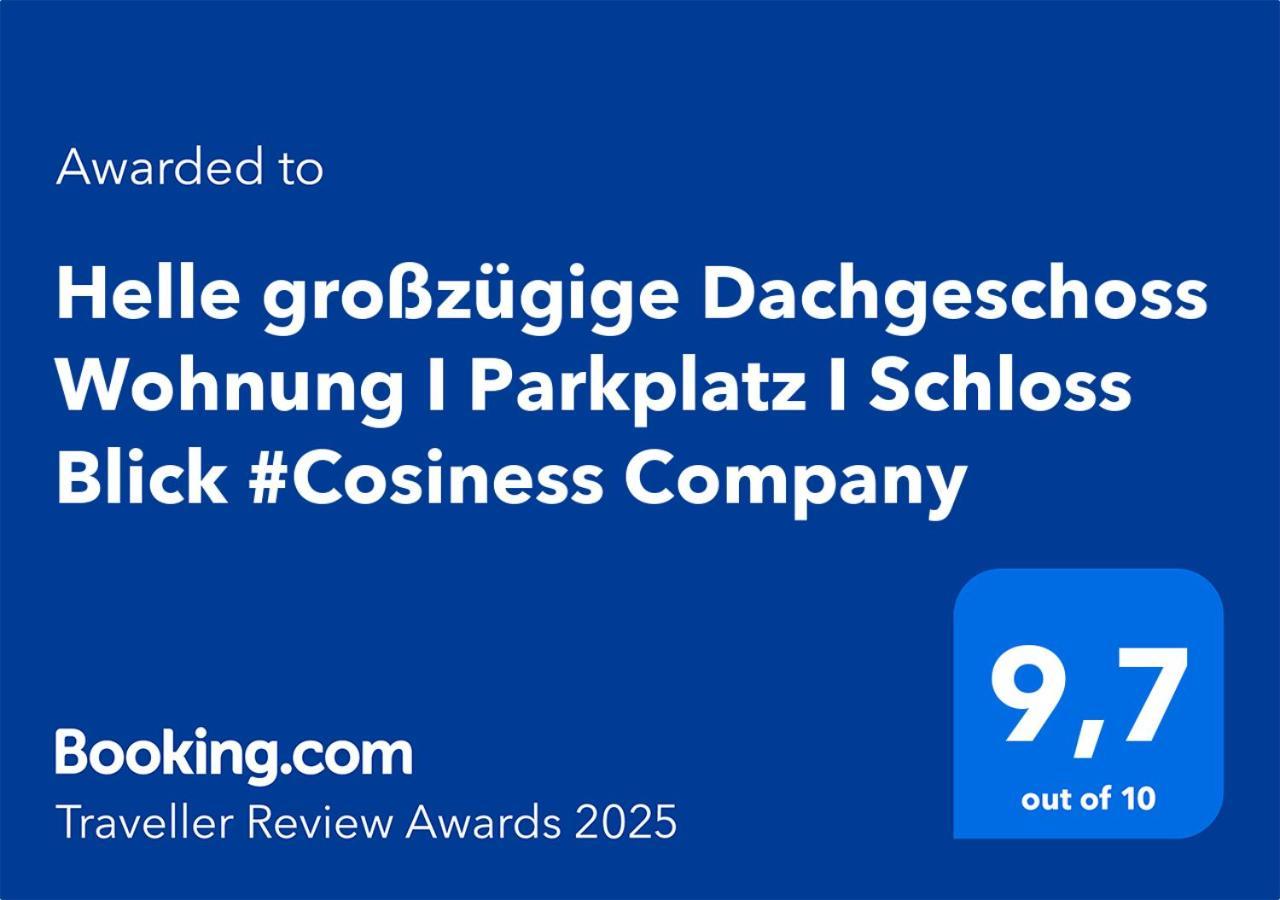 Helle Grosszuegige Dachgeschoss Wohnung I Parkplatz I Schloss Blick #Cosiness Company Schwerin  Exterior foto